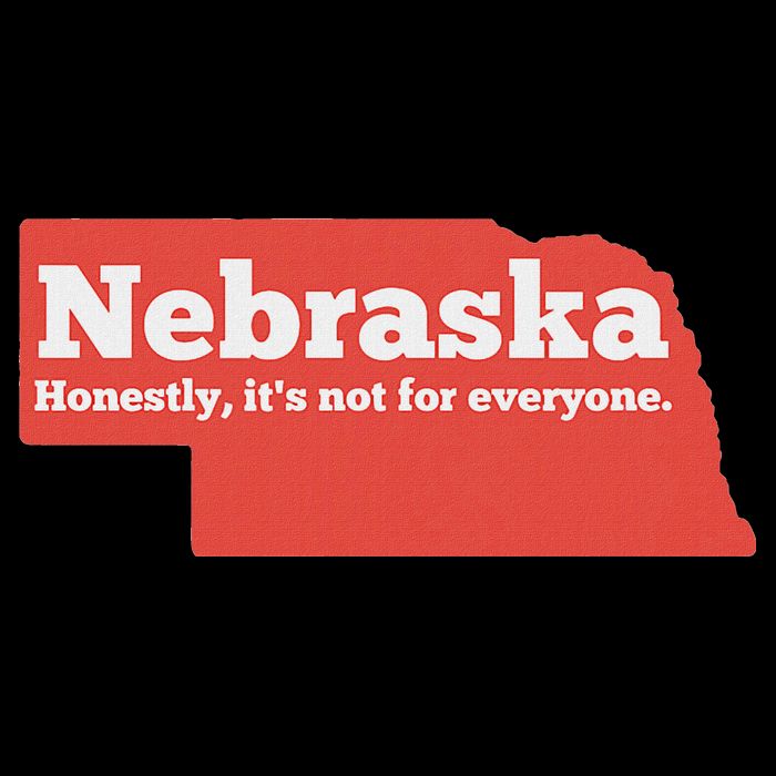 Nebraska Honestly Its Not For Everyone Funny Nebraska Pom Pom 12in Knit Beanie
