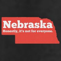 Nebraska Honestly Its Not For Everyone Funny Nebraska Golf Towel