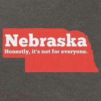 Nebraska Honestly Its Not For Everyone Funny Nebraska Cotton Canvas Backpack
