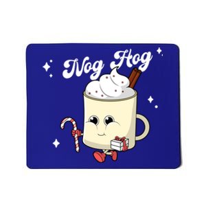 Nog Hog Kawaii Groovy Christmas Eggnog Made Me Retro Egg Nog Great Gift Mousepad