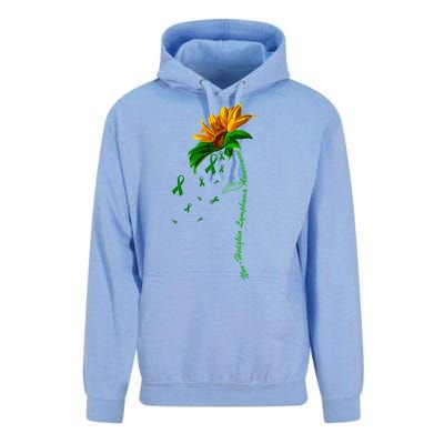 Non Hodgkin's Lymphoma Awareness Sunflower Unisex Surf Hoodie