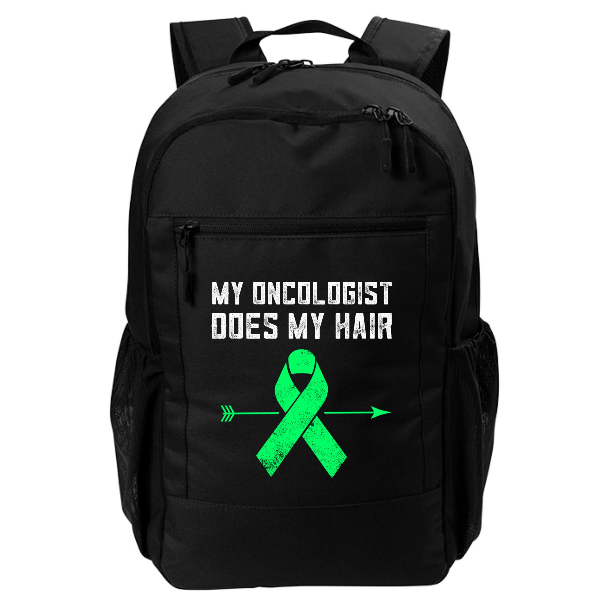 Non Hodgkins Lymphoma Support My Oncologist Does My Hair Funny Gift Backpack