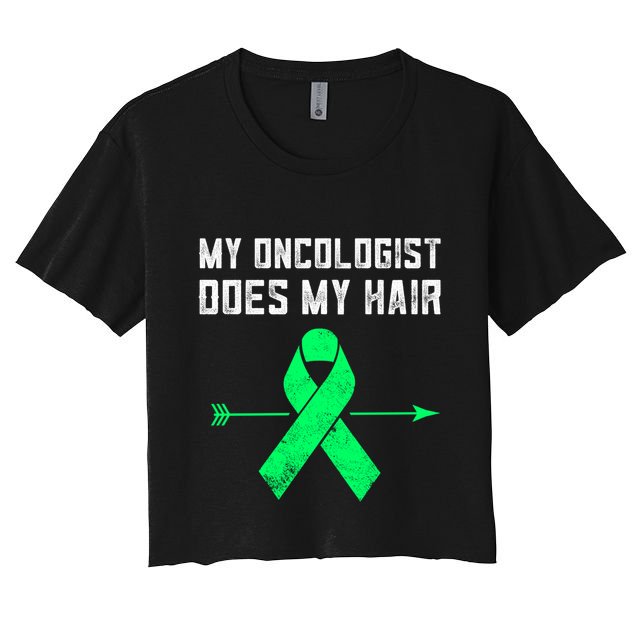 Non Hodgkins Lymphoma Support My Oncologist Does My Hair Funny Gift Crop Top