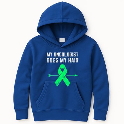 Non Hodgkins Lymphoma Support My Oncologist Does My Hair Funny Gift Kids Hoodie