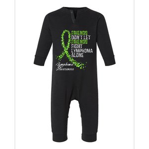 Non Hodgkins Lymphoma Awareness Cancer Fighter Support Infant Fleece One Piece