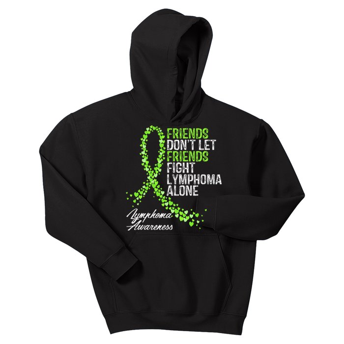 Non Hodgkins Lymphoma Awareness Cancer Fighter Support Kids Hoodie