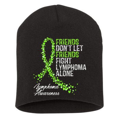 Non Hodgkins Lymphoma Awareness Cancer Fighter Support Short Acrylic Beanie