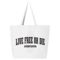 New Hampshire Live Free Or Die Pride Vintage 25L Jumbo Tote