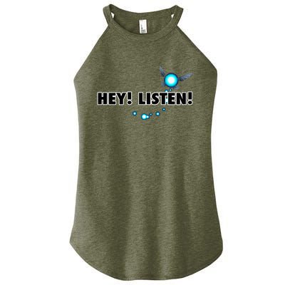 Navi Hey Listen Blue Trail Women’s Perfect Tri Rocker Tank