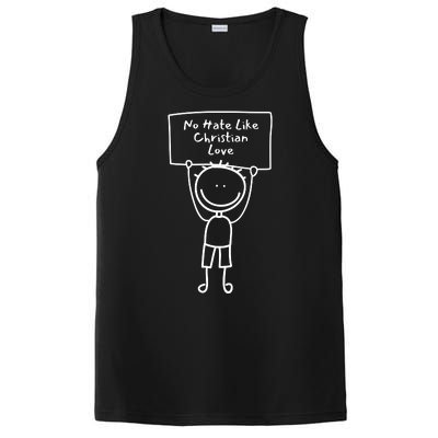 No Hate Like Christian Love PosiCharge Competitor Tank