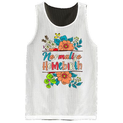 Normalize Homebirth Midwife Birth Worker Homebirth Mama Mesh Reversible Basketball Jersey Tank