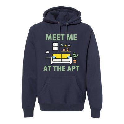 Natural Harmony Meet Me At The Apt In Green Premium Hoodie