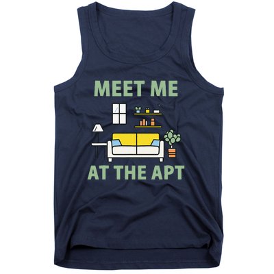 Natural Harmony Meet Me At The Apt In Green Tank Top