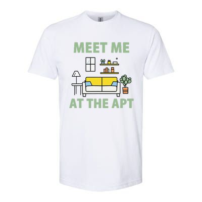 Natural Harmony Meet Me At The Apt In Green Softstyle CVC T-Shirt