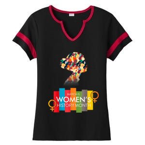 National History Month 2024 Ladies Halftime Notch Neck Tee