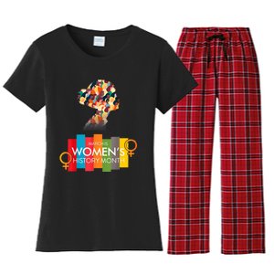 National History Month 2024 Women's Flannel Pajama Set