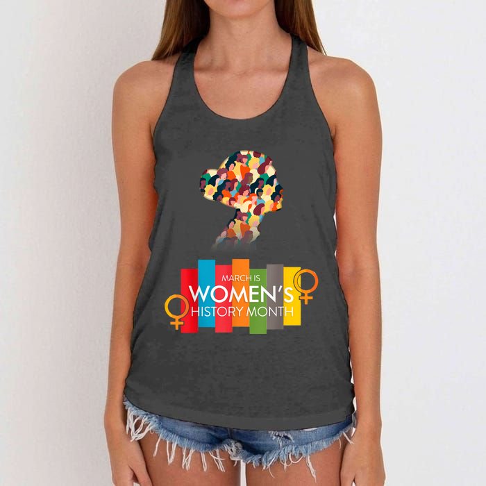 National History Month 2024 Women's Knotted Racerback Tank