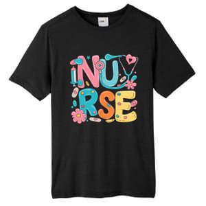 Nurse Healthcare Medical Profession Nurses Stethoscope Gift Tall Fusion ChromaSoft Performance T-Shirt