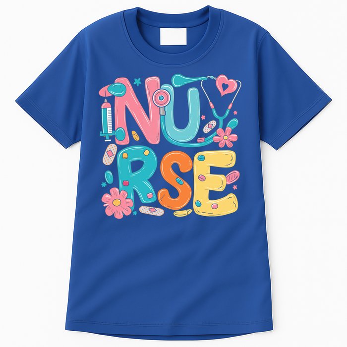 Nurse Healthcare Medical Profession Nurses Stethoscope Gift Tall T-Shirt