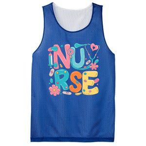 Nurse Healthcare Medical Profession Nurses Stethoscope Gift Mesh Reversible Basketball Jersey Tank