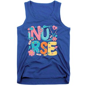 Nurse Healthcare Medical Profession Nurses Stethoscope Gift Tank Top