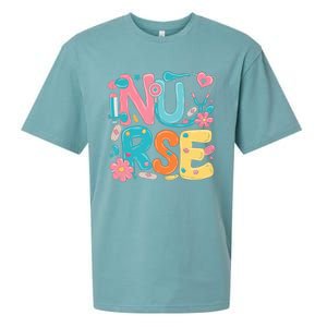 Nurse Healthcare Medical Profession Nurses Stethoscope Gift Sueded Cloud Jersey T-Shirt