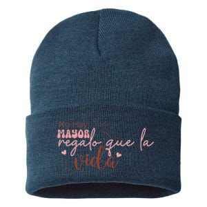 No Hay Mayor Regalo Que La Vida Sustainable Knit Beanie