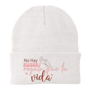 No Hay Mayor Regalo Que La Vida Knit Cap Winter Beanie