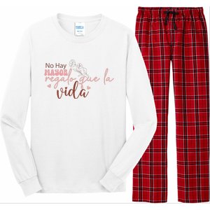 No Hay Mayor Regalo Que La Vida Long Sleeve Pajama Set