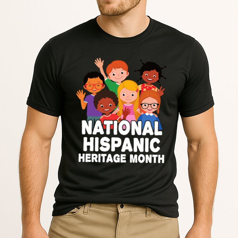 National Hispanic Month Celebration Cooling Performance Crew T-Shirt