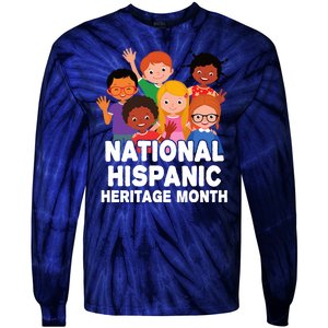 National Hispanic Month Celebration Tie-Dye Long Sleeve Shirt