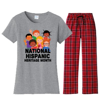 National Hispanic Month Celebration Women's Flannel Pajama Set