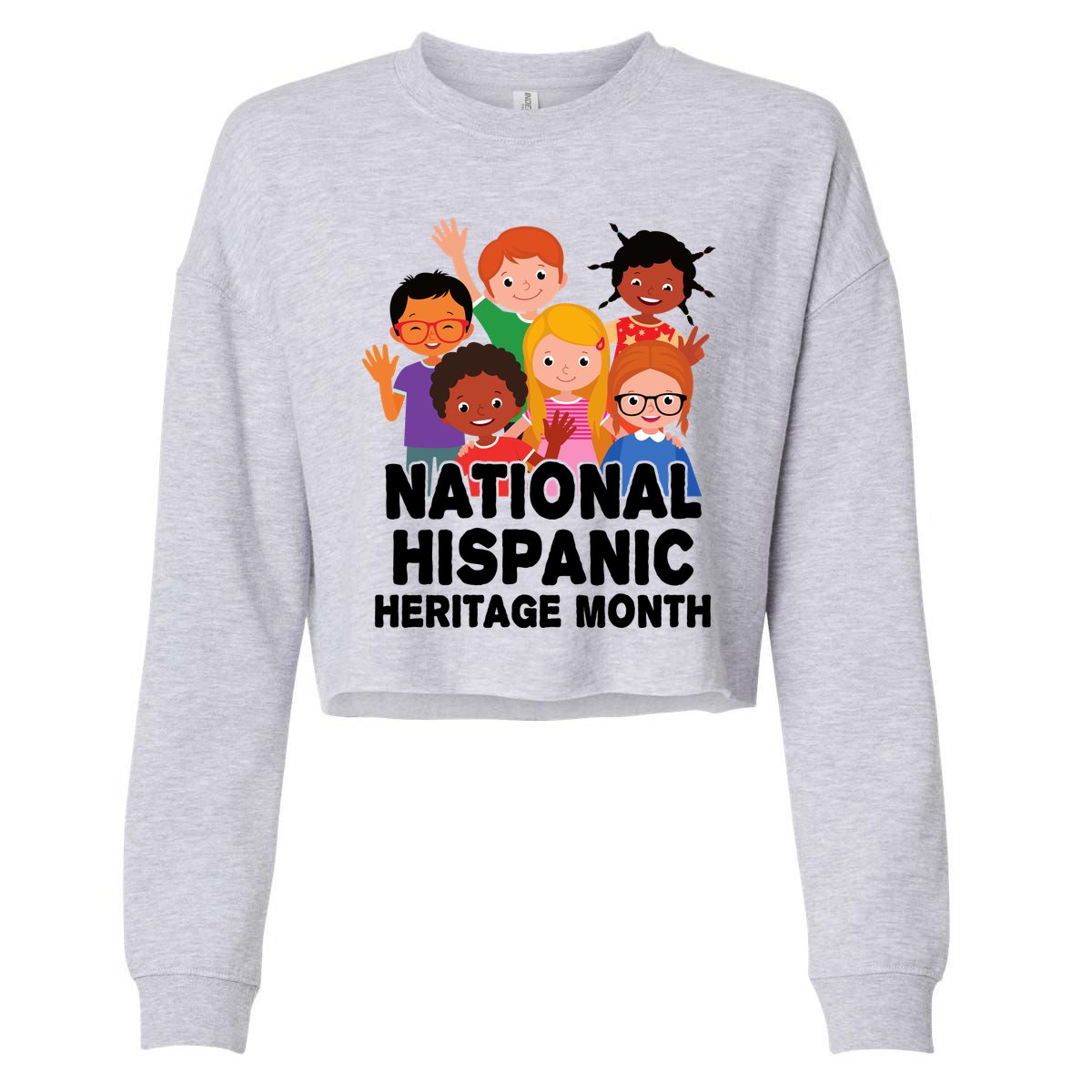 National Hispanic Month Celebration Cropped Pullover Crew