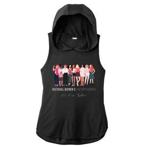 National History Month 2024 Ladies PosiCharge Tri-Blend Wicking Draft Hoodie Tank