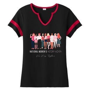 National History Month 2024 Ladies Halftime Notch Neck Tee