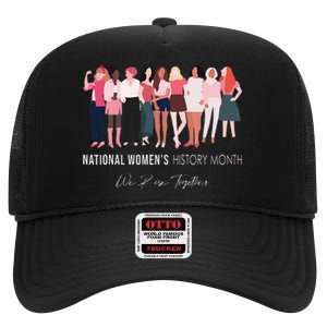 National History Month 2024 High Crown Mesh Back Trucker Hat