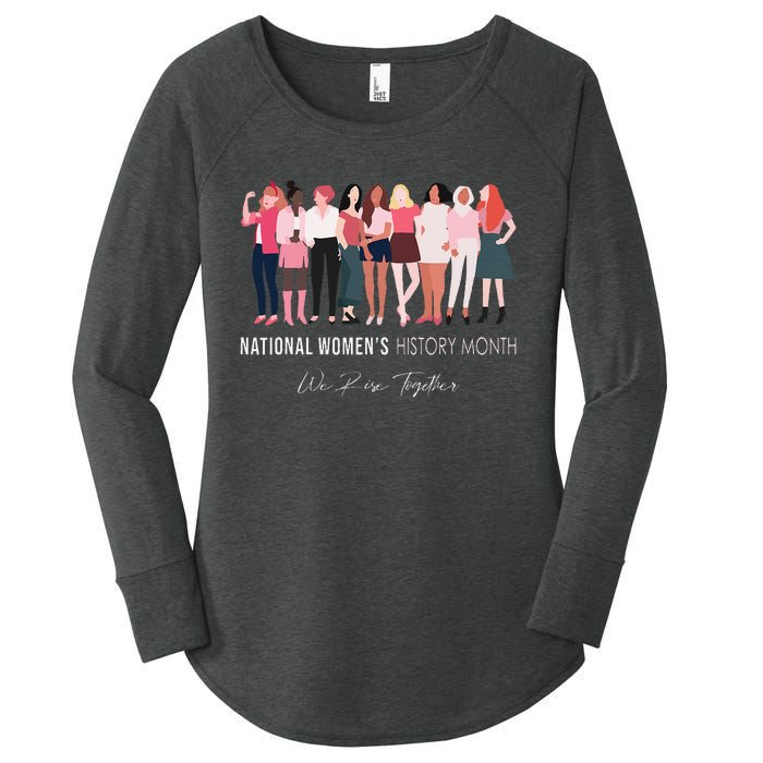 National History Month 2024 Women's Perfect Tri Tunic Long Sleeve Shirt