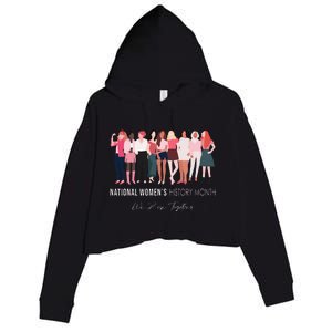 National History Month 2024 Crop Fleece Hoodie