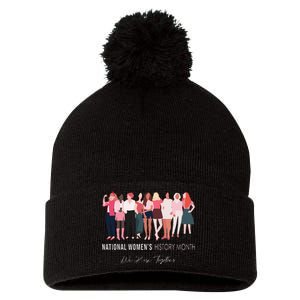 National History Month 2024 Pom Pom 12in Knit Beanie