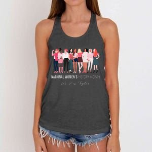 National History Month 2024 Women's Knotted Racerback Tank