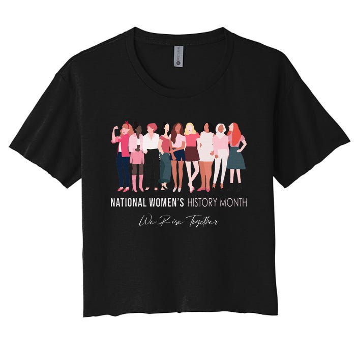 National History Month 2024 Women's Crop Top Tee