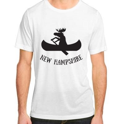 New Hampshire Moose Canoe Vacation Adult ChromaSoft Performance T-Shirt