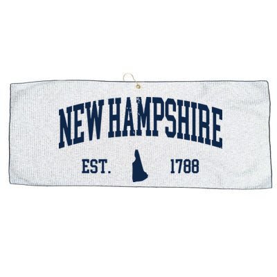New Hampshire Map 1788 Vintage Souvenirs New Hampshire Large Microfiber Waffle Golf Towel