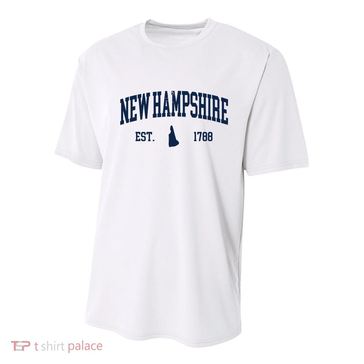 New Hampshire Map 1788 Vintage Souvenirs New Hampshire Youth Performance Sprint T-Shirt