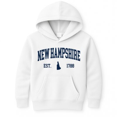 New Hampshire Map 1788 Vintage Souvenirs New Hampshire Kids Hoodie