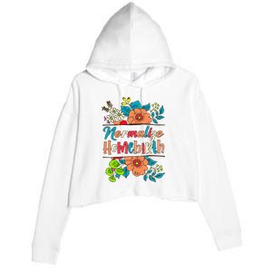 Normalize Homebirth Midwife Birth Worker Homebirth Mama Crop Fleece Hoodie