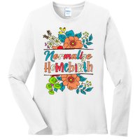 Normalize Homebirth Midwife Birth Worker Homebirth Mama Ladies Long Sleeve Shirt