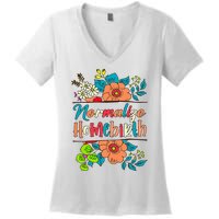 Normalize Homebirth Midwife Birth Worker Homebirth Mama Women's V-Neck T-Shirt