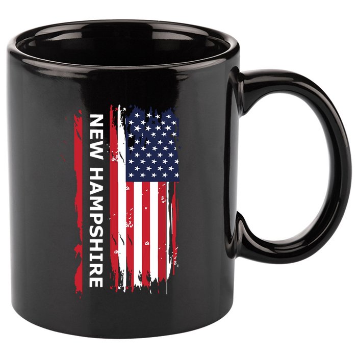 New Hampshire 11oz C Handle Ceramic Mug