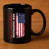 New Hampshire 11oz C Handle Ceramic Mug